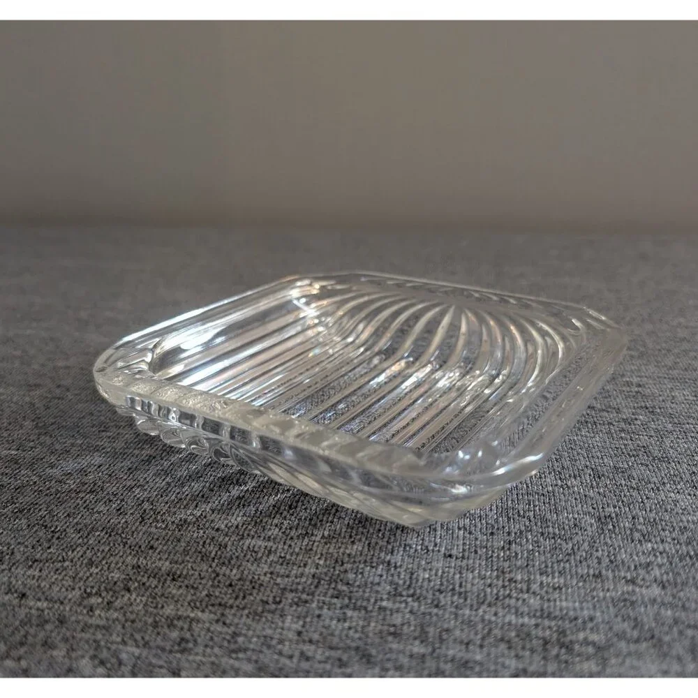 Villeroy & Boch "Quadra" Square Ribbed Dish/Tray/Bowl, 5.25" x 5.25" - Picture 2 of 4